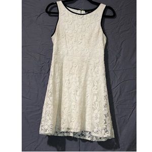 White lace dress